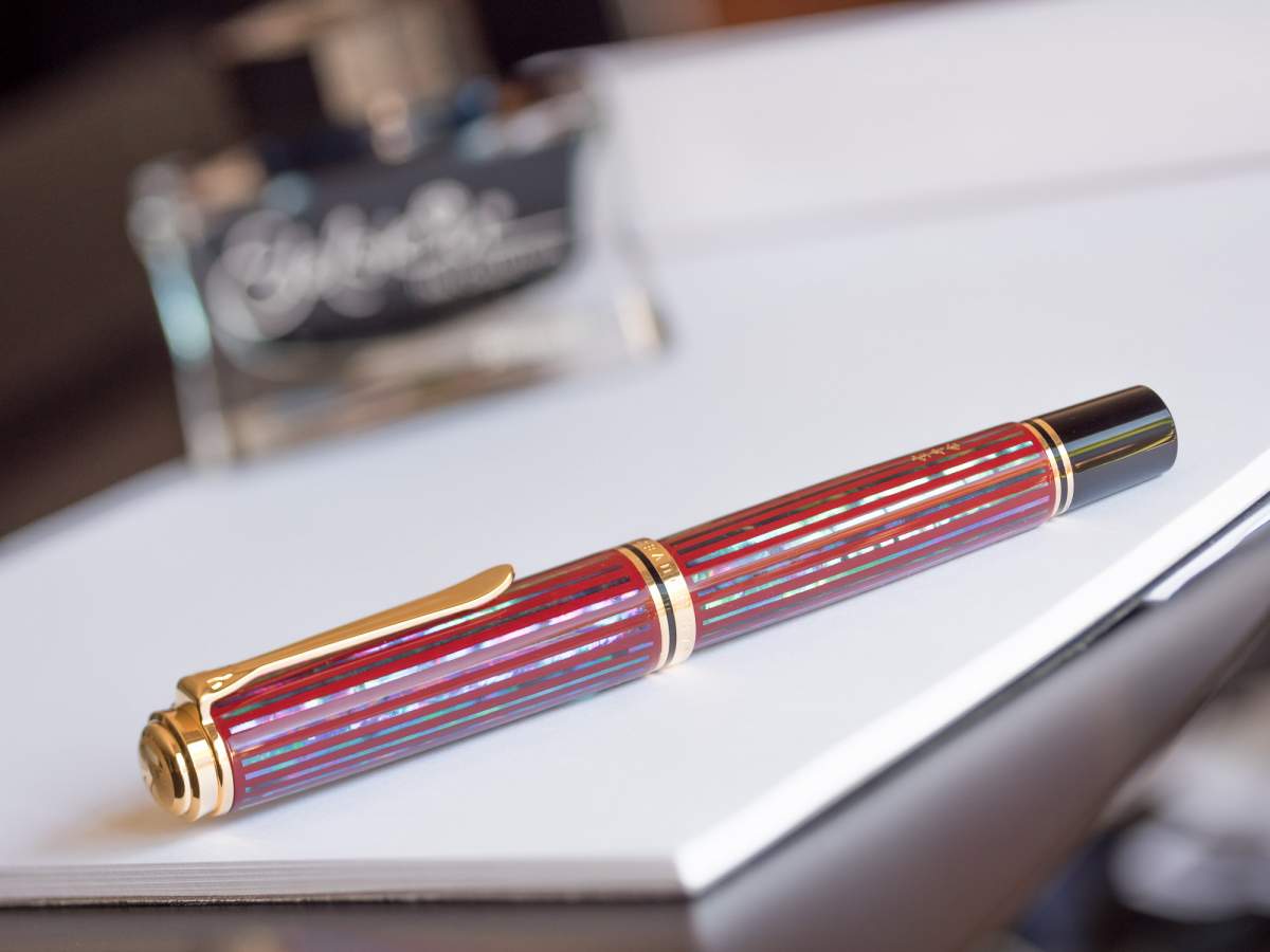 Pelikan M1000 Limited Edition Fountain Pen – Raden Sunrise Red – The ...