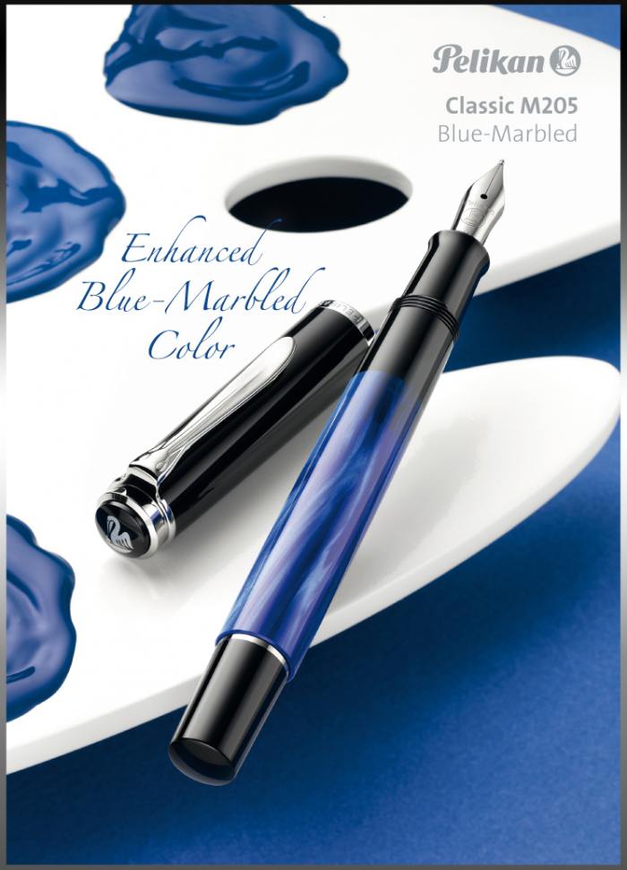 pelikan_m205_blue_marbled_fountain_pen