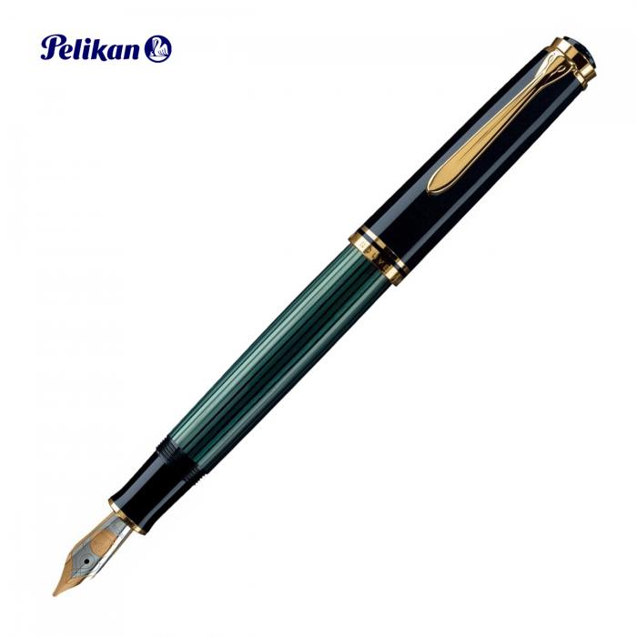pelikan-m800-green-stripe-fountain-pen