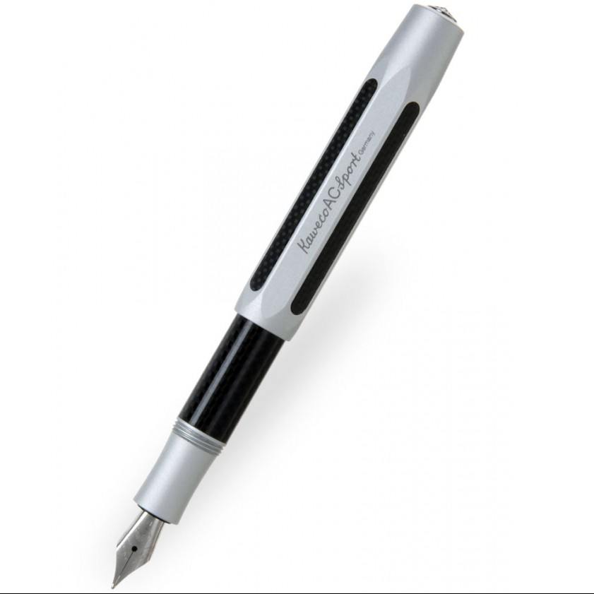 AC Sport Fountain Pen, Silver – The Nibsmith