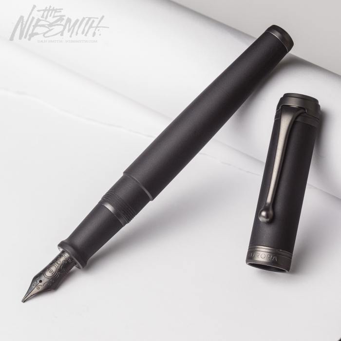black fountain pen