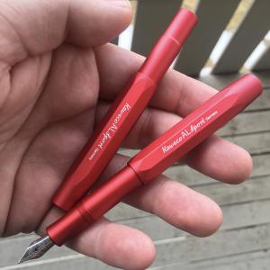 kaweco al sport red fountain pen