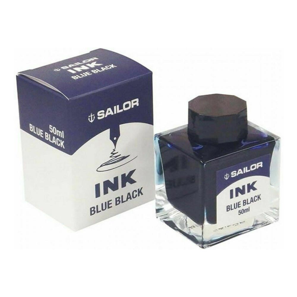 Sailor Jentle Blue-Black Fountain Pen Ink – 50mL Bottle – The Nibsmith
