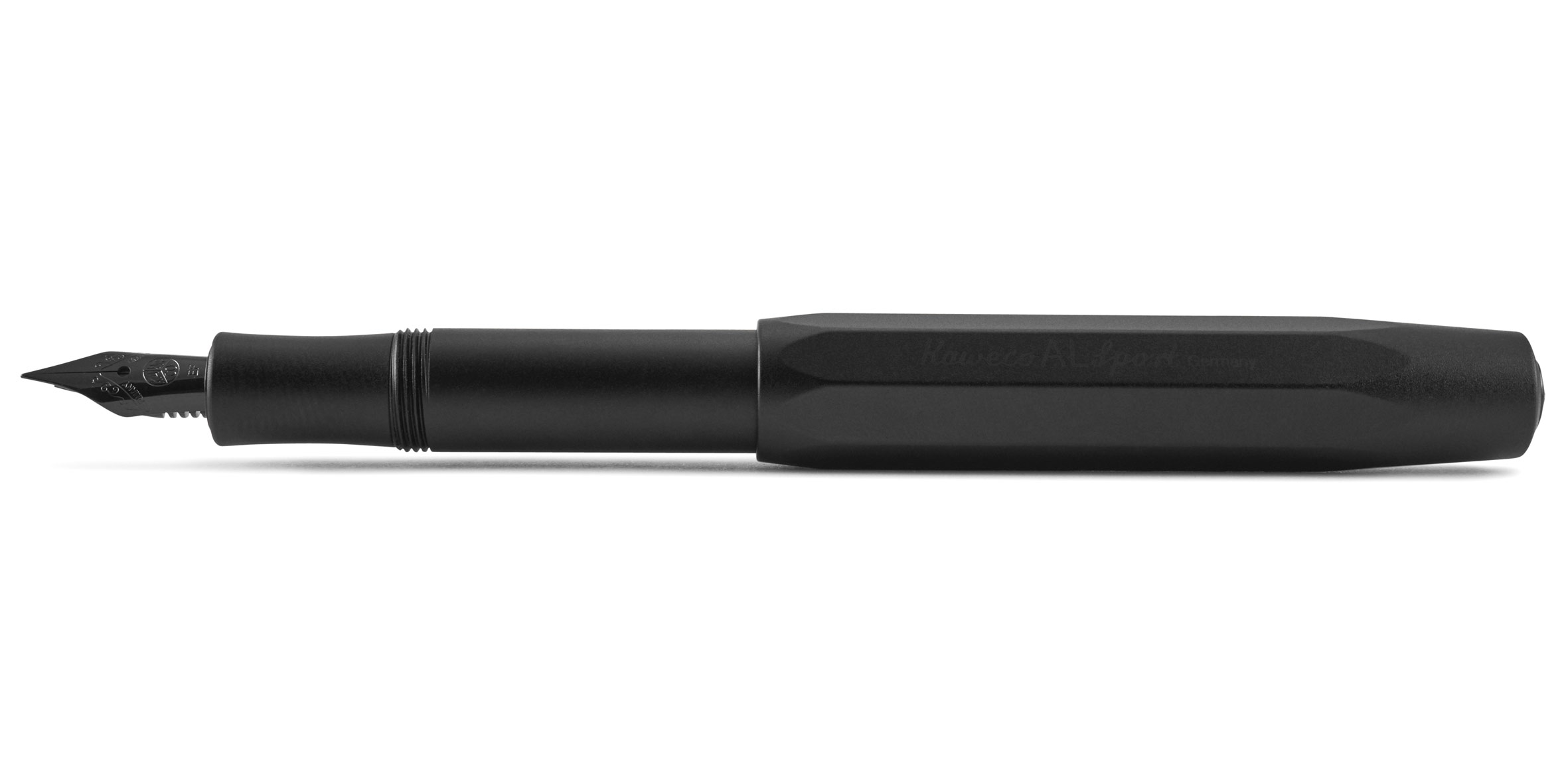 spek Verlaten radar Kaweco AL Sport Fountain Pen, All Black – Night Edition – The Nibsmith