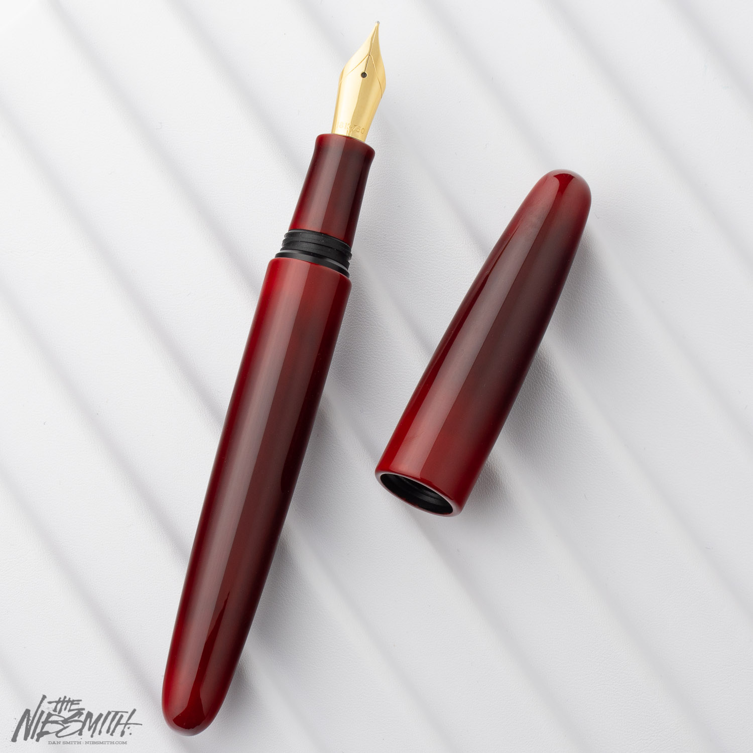 Taipei Sunset LE AkaTamenuri Urushi Fountain Pen The Nibsmith