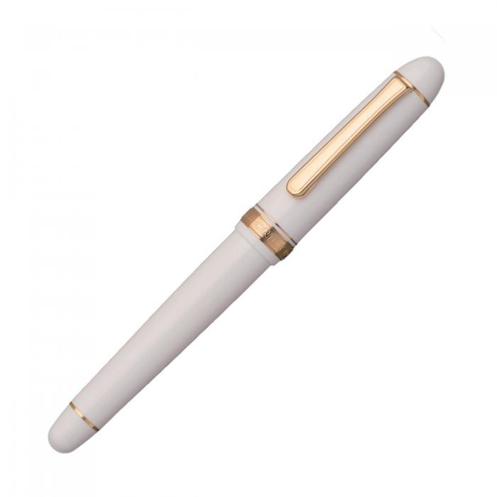 platinum-3776-Chenonceau-White-fountain-pen-capped-nibsmith
