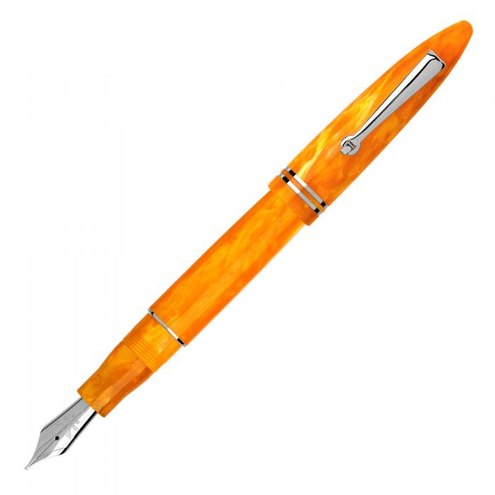 leonardo-furore-arancio-rhodium-open-fountain-pen