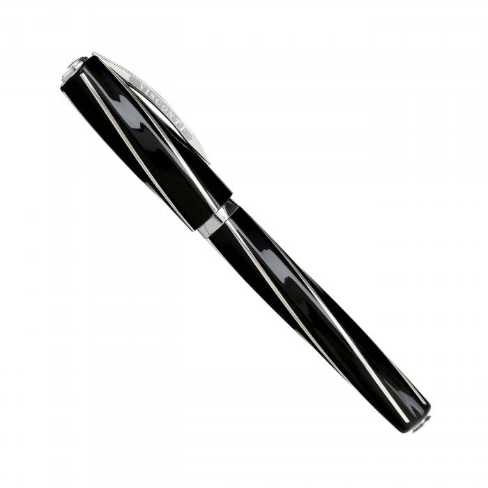 Visconti-Divina-black-oversize-fountain-pen-capped-nibsmith