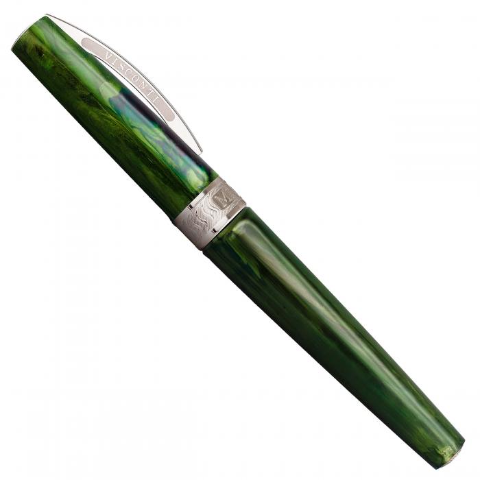 Visconti-MIRAGE-Emerald-Fountain-Pen-capped-Nibsmith