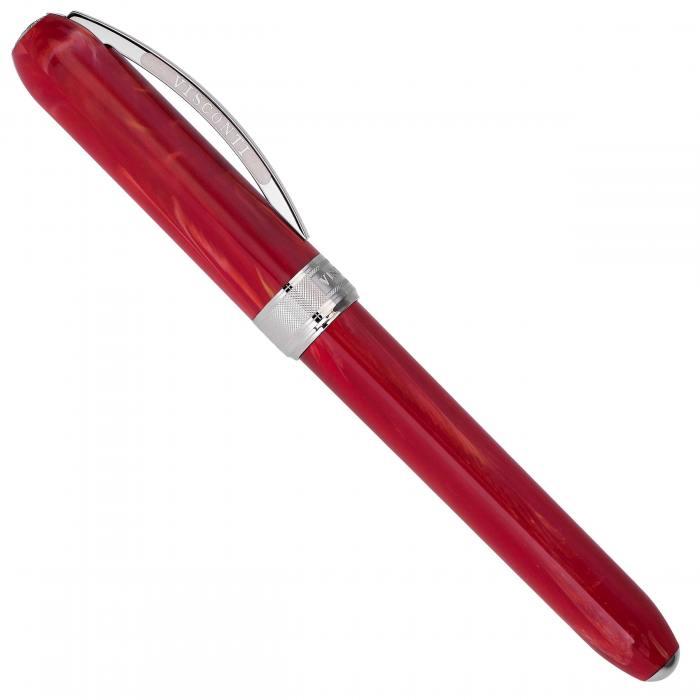 Visconti-Rembrandt-Red-fountain-pen-capped-nibsmith