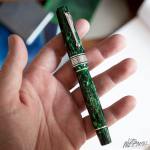 Montegrappa Ammirlagio green malachite fountain pen nibsmith