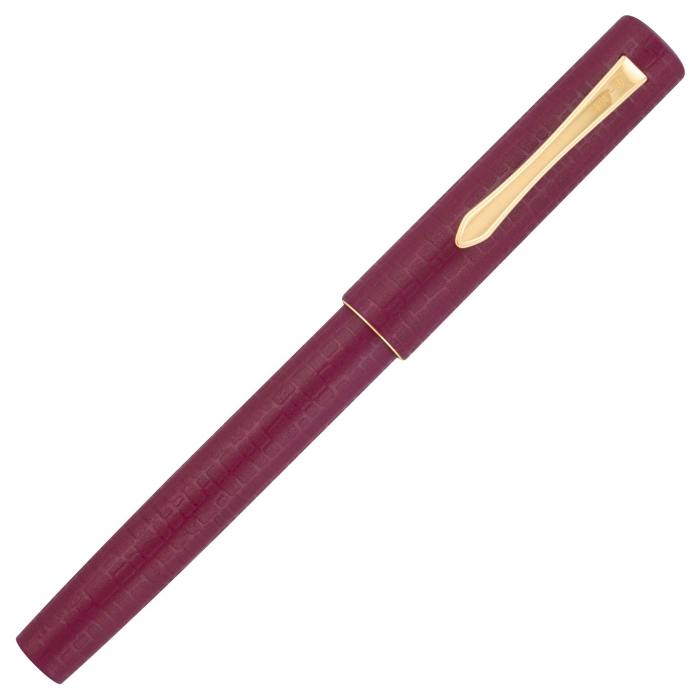 Pilot-Ishime-Red-fountain-pen-capped-nibsmith