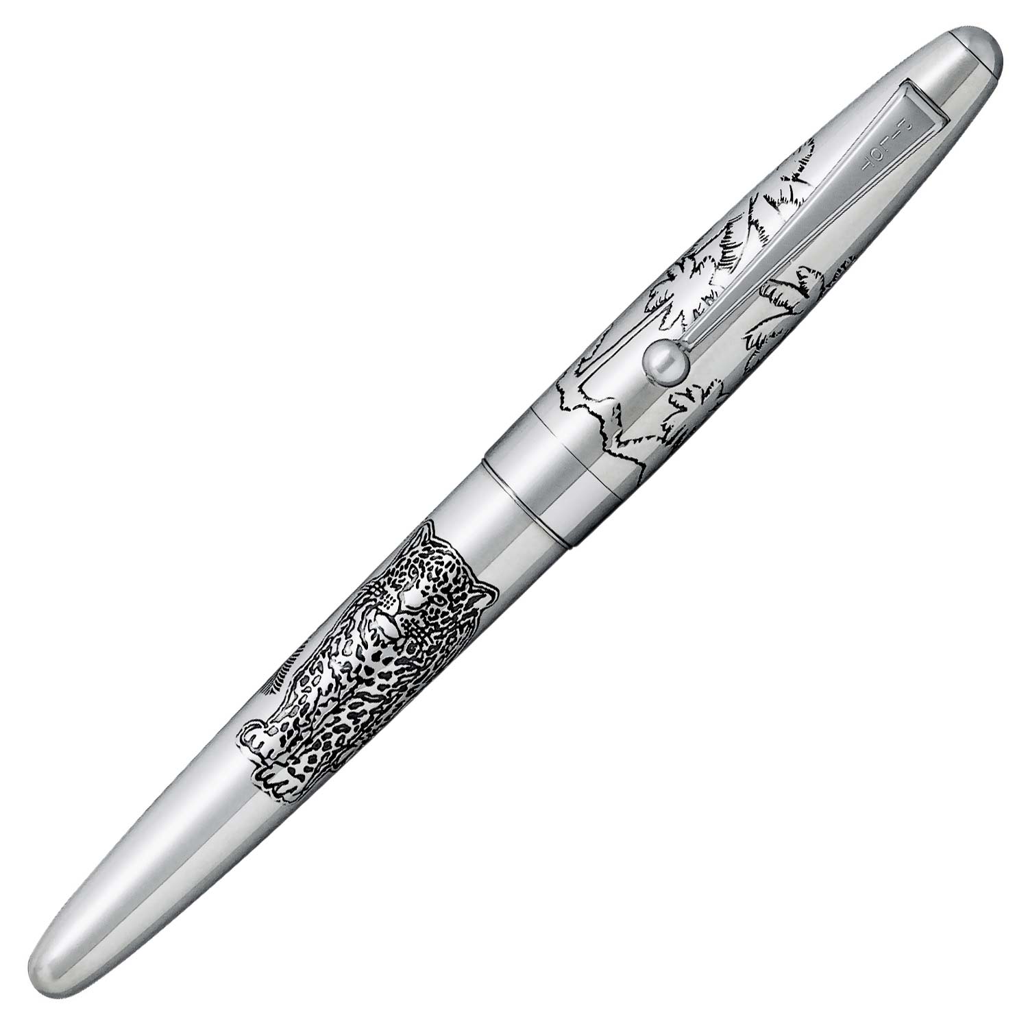 Jaguar Fountain Pen 18k Nib Silver Cap 57%Off Retail Very Rare Best World Price 