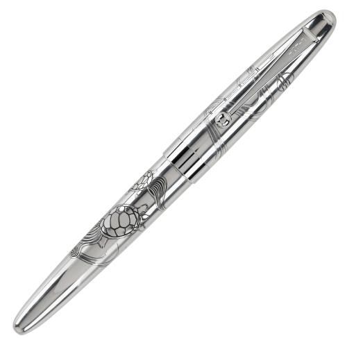 Pilot-Sterling-Turtle-fountain-pen-capped-nibsmith