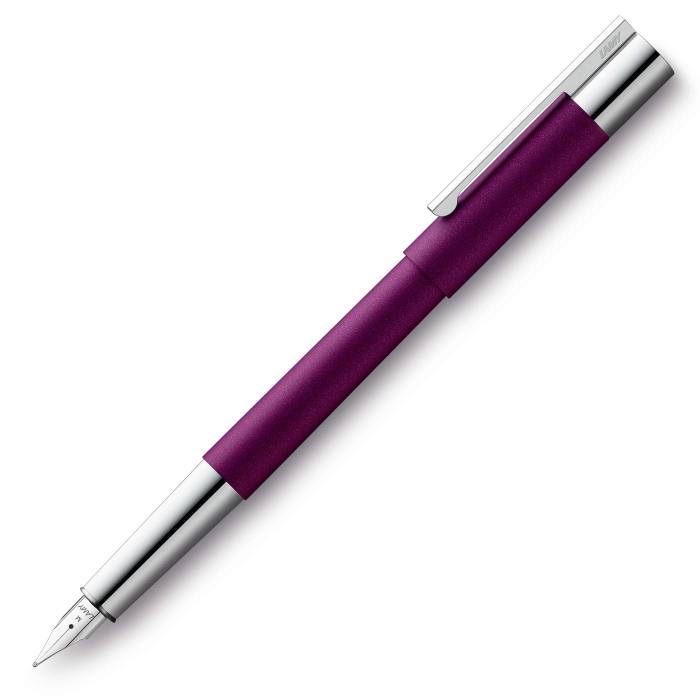 lamy-scala-dark-violet-fountain-pen-nibsmith