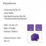 colorverse-hayabusa-glistening-purple-fountain-pen-ink-nibsmith