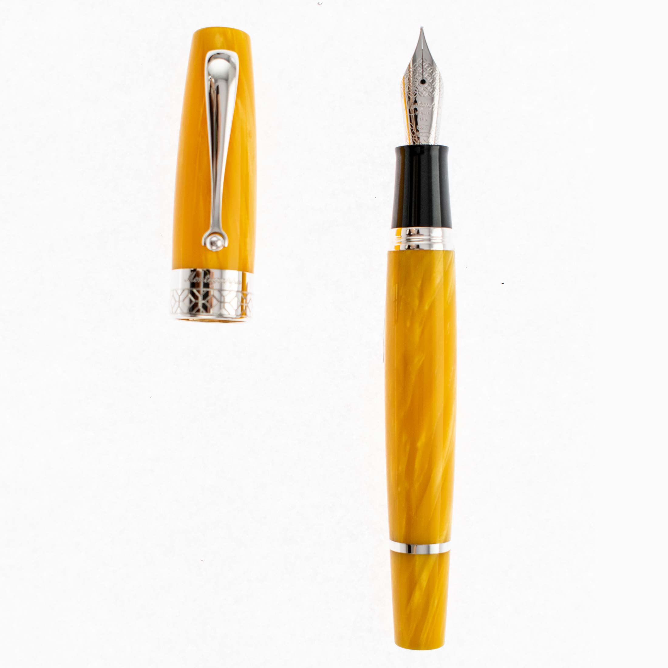 Montegrappa Miya 450 Limited Edition Fountain Pen Yellow US Exclusive The Nibsmith