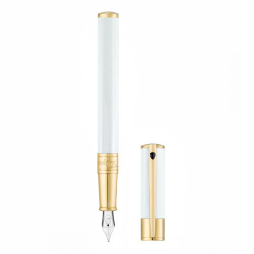 stdupont-d-initial-pearly-white-gold-trim-fountain-pen-262206-nibsmith