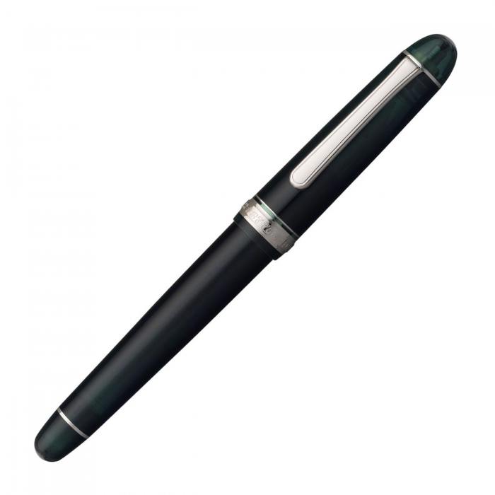 platinum-3776-laurel-green-rhodium-trim-fountain-pen-capped-nibsmith