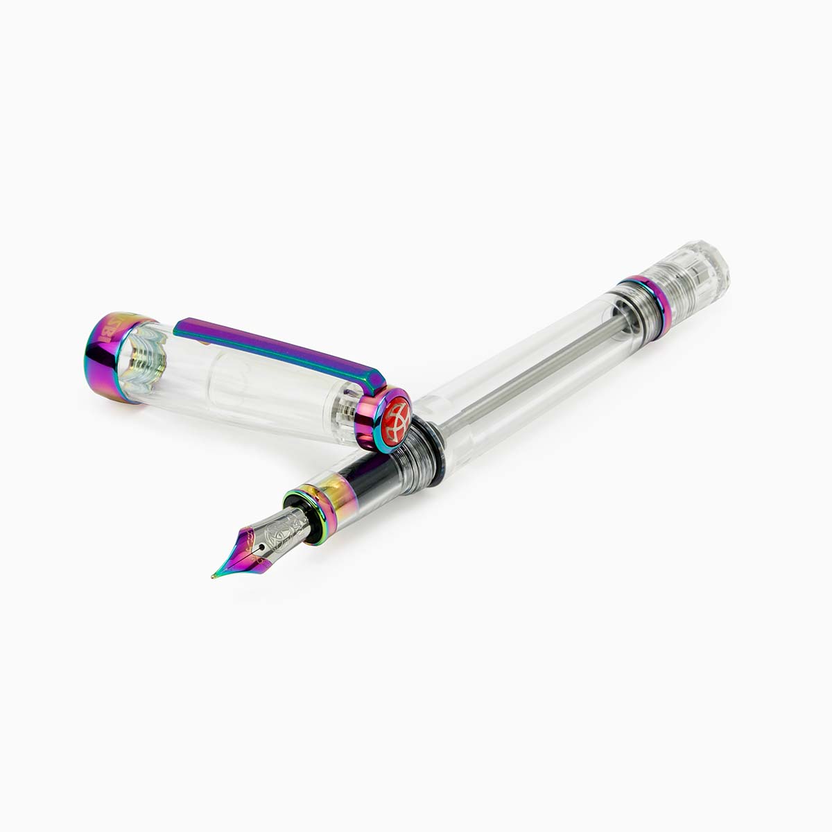 TWSBI Vac700R Fountain Pen in Clear Demonstrator NEW in box Broad Point 