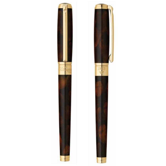 st-dupont-atelier-brown-line-d-medium-fountain-pen-capped-nibsmith