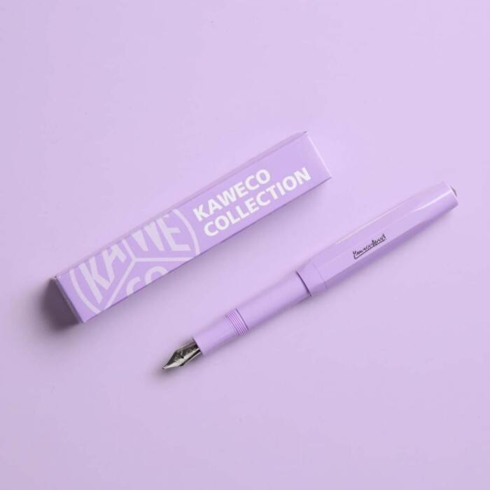 kaweco-lavender-sport-fountain-pen-posted