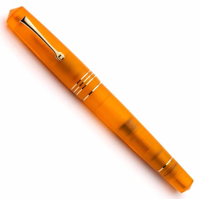 leonardo-pura-orange-gold-fountain-pen-capped-nibsmith