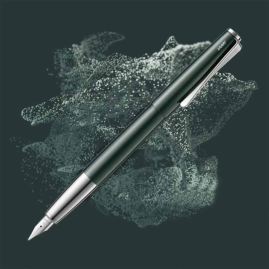 LAMY サファリ 041 万年筆 モダンな万年筆 人間工学的グリップと流行に左右されないデザイン ペン先サイズ M - 1