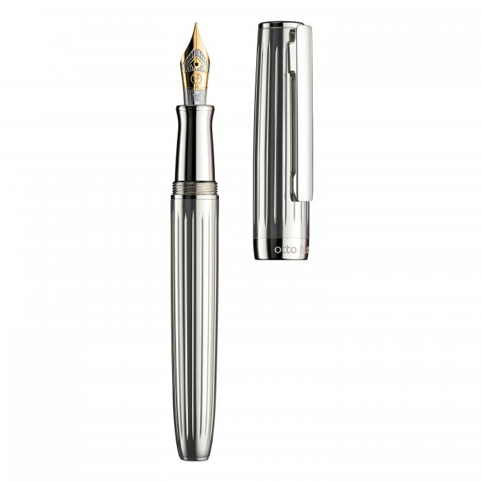 otto-hutt-design-07-silver-fountain-pen-uncappped-nibsmith