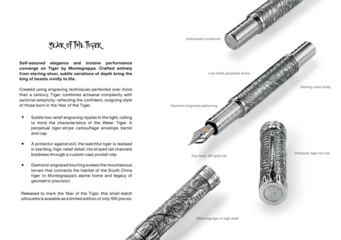 Montegrappa year of the tiger details