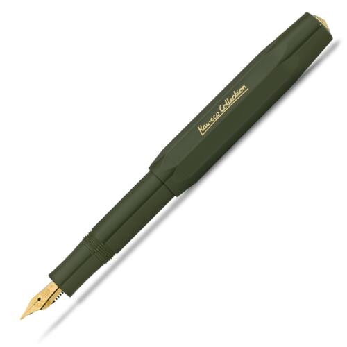 Kaweco-Collection-Sport-Dark-Olive-fountain-pen-posted-nibsmith