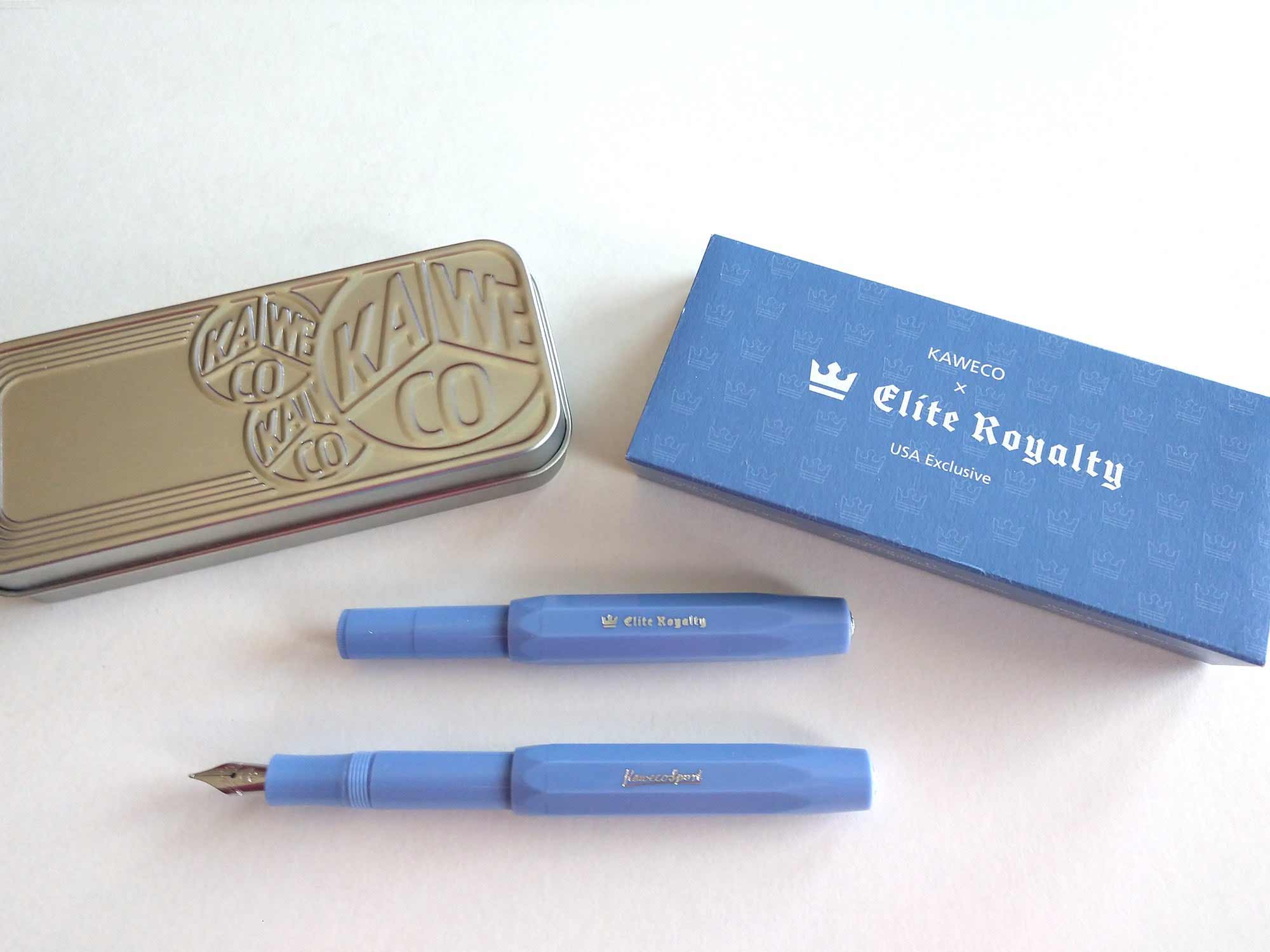 Relatie Jaar handleiding Kaweco Sport Fountain Pen – Elite Royalty – Crown Blue – The Nibsmith