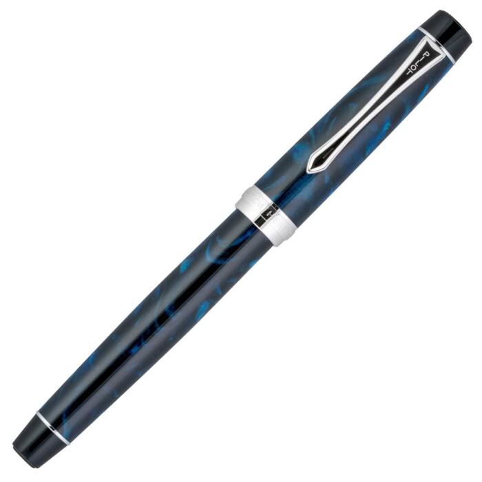 Pilot-Custom-Heritage-SE-Marble-blue-fountain-pen-cappped-nibsmith-2