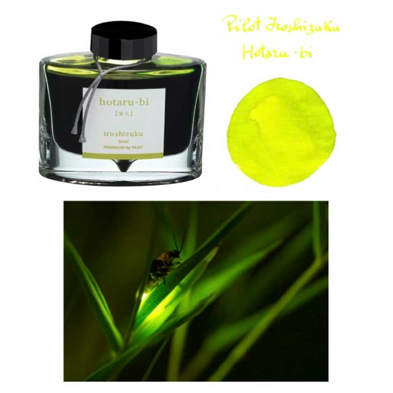 prachtig dynamisch Voetganger Pilot Iroshizuku Hotaru-bi (Light of Fireflies – Chartreuse Green) Fountain  Pen Ink – 50mL Bottle – The Nibsmith