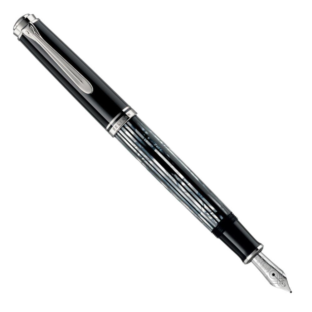 Pelikan M605 Tortoiseshell-Black Fountain Pen - 2022 Special Edition