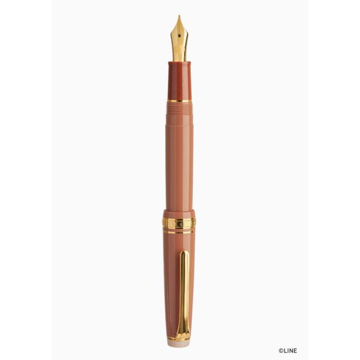 Sailor-PGS-LINE-FRIENDS-BROWN-fountain-pen-posted-nibsmith