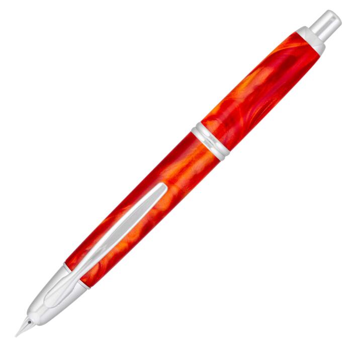 Pilot-Vanishing-Point-SE-Marble-Orange-TipOut-nibsmith