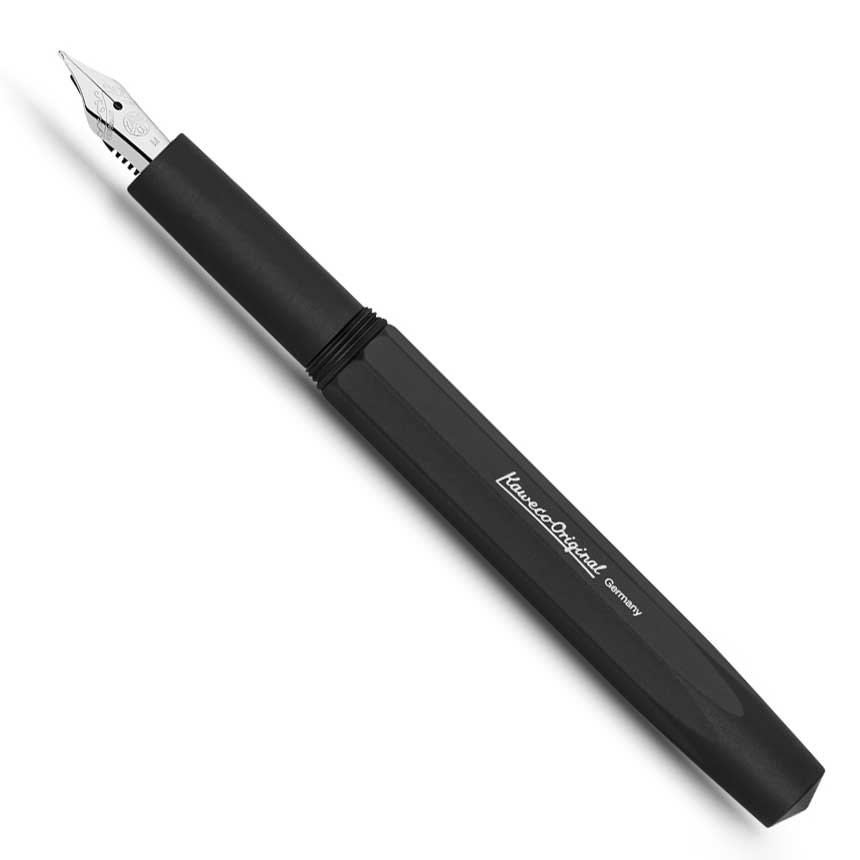 Kaweco ORIGINAL Fountain Pen - 060 Nib - Black, Chrome Trim