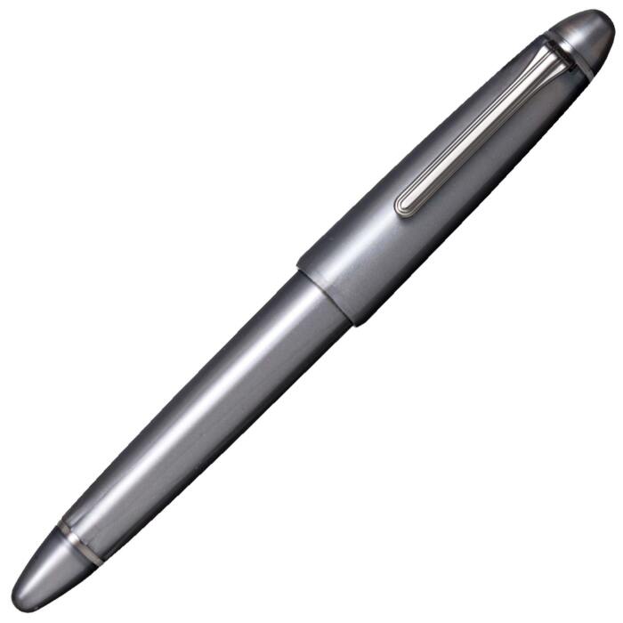 Sailor-1911-Large-Ringless-Simply-Metallic-fountain-pen-Simply-Gray-capped-nibsmith