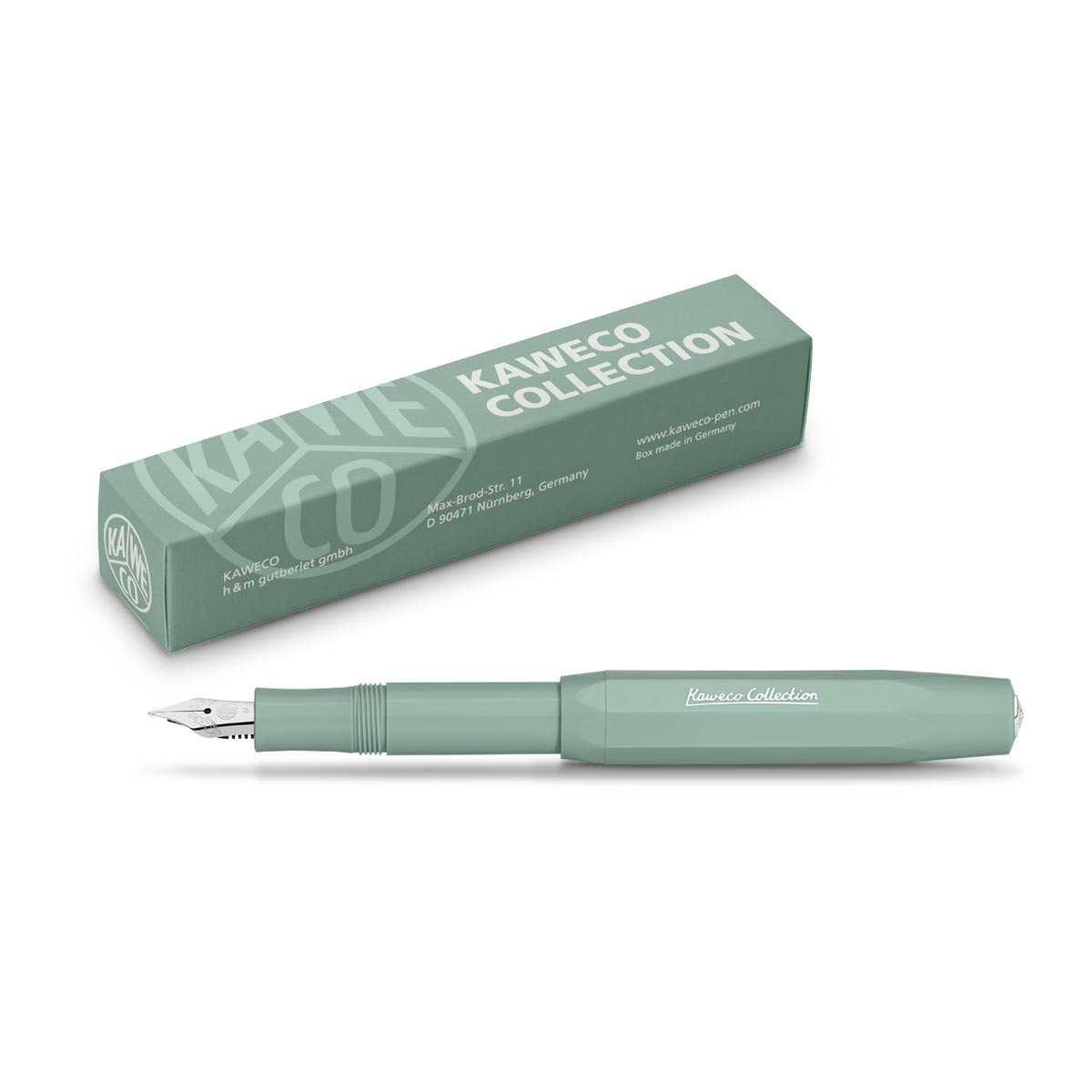 Kaweco COLLECTION Sport Fountain Pen – Smooth Sage – The Nibsmith