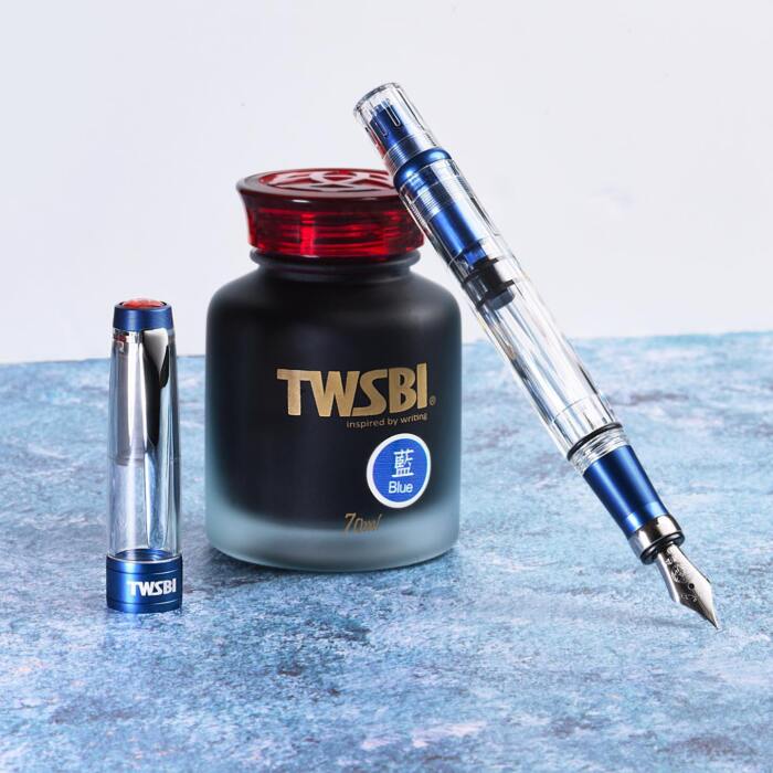 twsbi 580alr navy blue fountain pen nibsmith 8