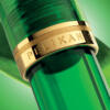 Pelikan-M800-Green-Demonstrator-fountain-pen-2023-cap-band-nibsmith
