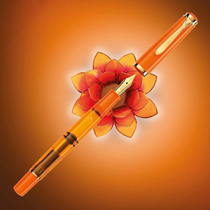 Pelikan-Fountain-pen-Special-Edition-Classic-M200-Orange-Delight-nibsmith