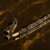Aurora-88-ebonite-gialla-fountain-pen-uncapped-nibsmith
