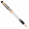 Custom-823-Clear-fountain-pen-posted-nibsmith