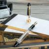 Custom-823-Clear-fountain-pen-uncapped-nibsmith-1
