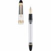 Custom-823-Clear-fountain-pen-uncapped-nibsmith