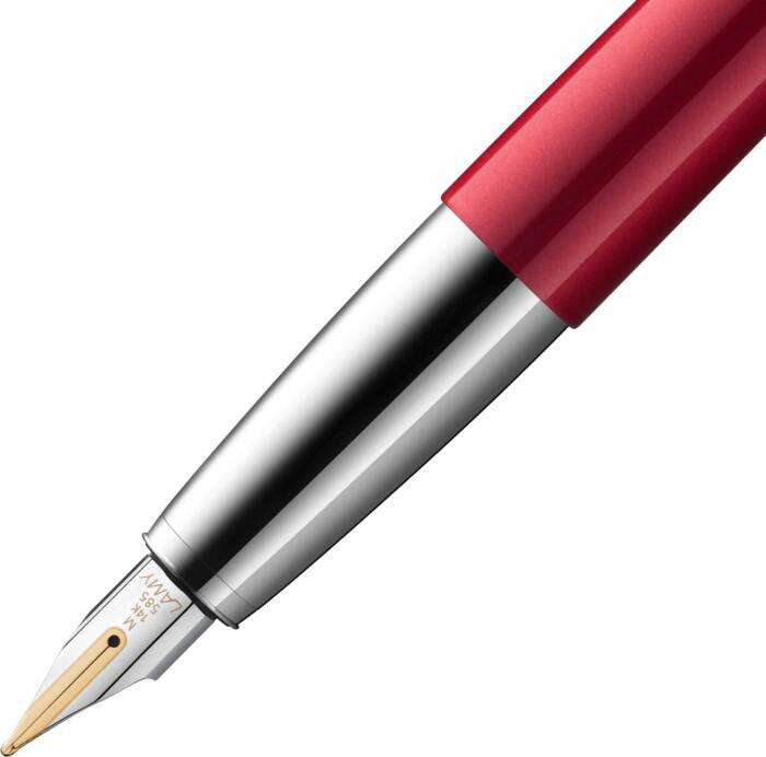 LAMY-studio-Fountain-pen-piano-red-gold-nib-nibsmith