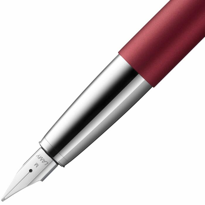 LAMY-studio-Fountain-pen-royal-red-gold-nib-nibsmith