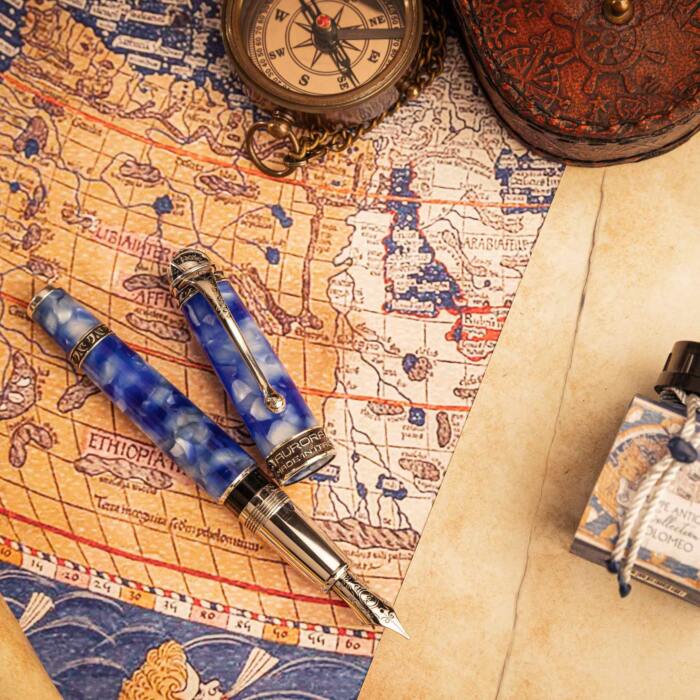 Aurora-Ancient-Maps-Tolomeo-fountain-pen-nibsmith-1